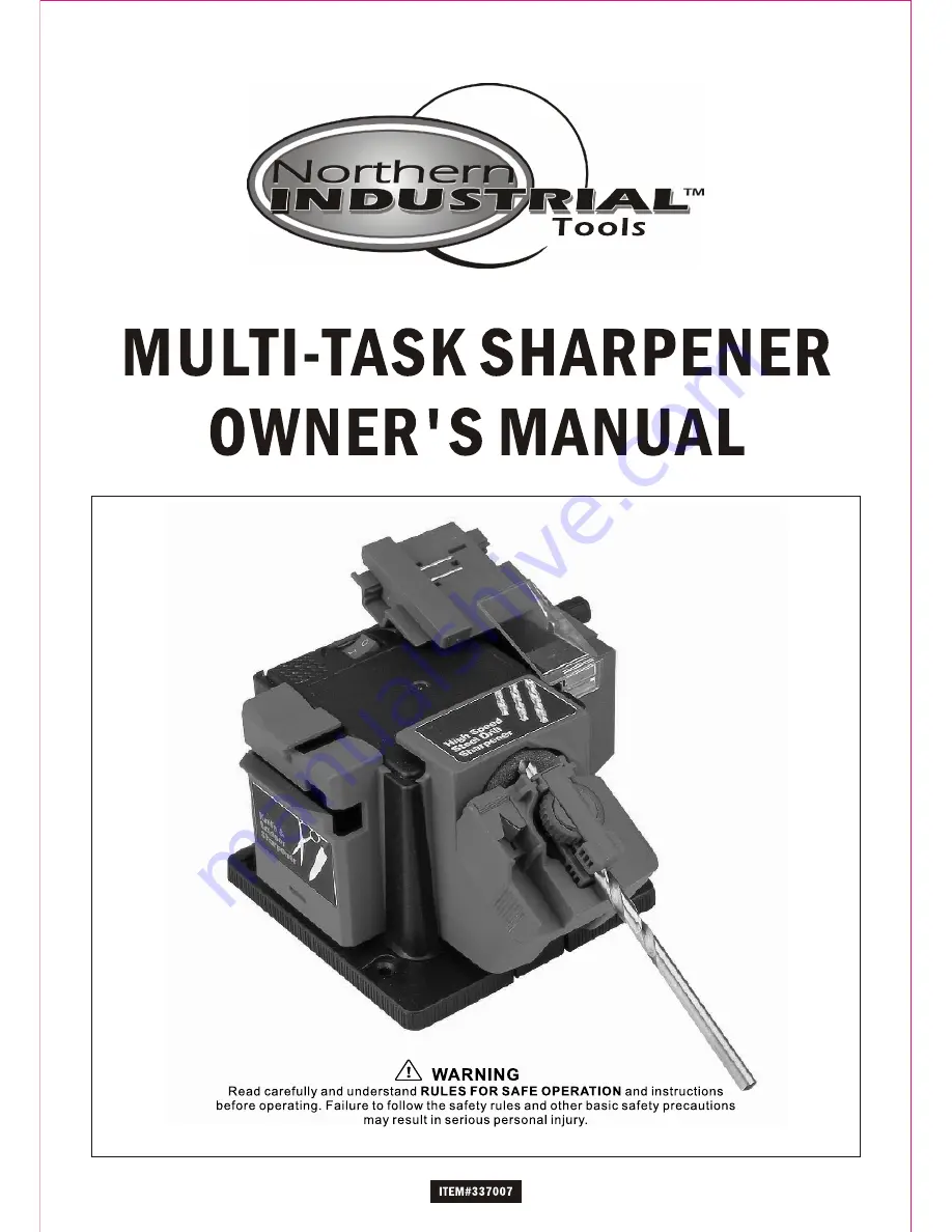 Northern 337007 Owner'S Manual Download Page 1