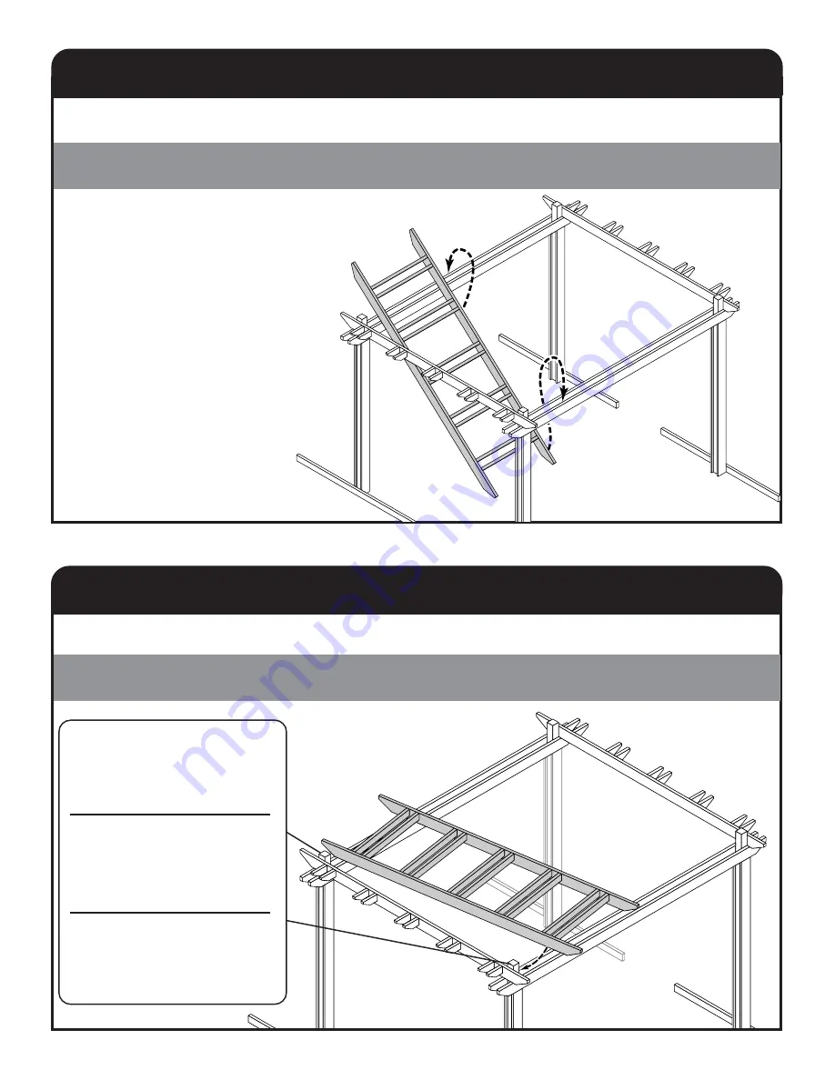 Northline Express Pergola 305 cm x 366 cm Скачать руководство пользователя страница 19