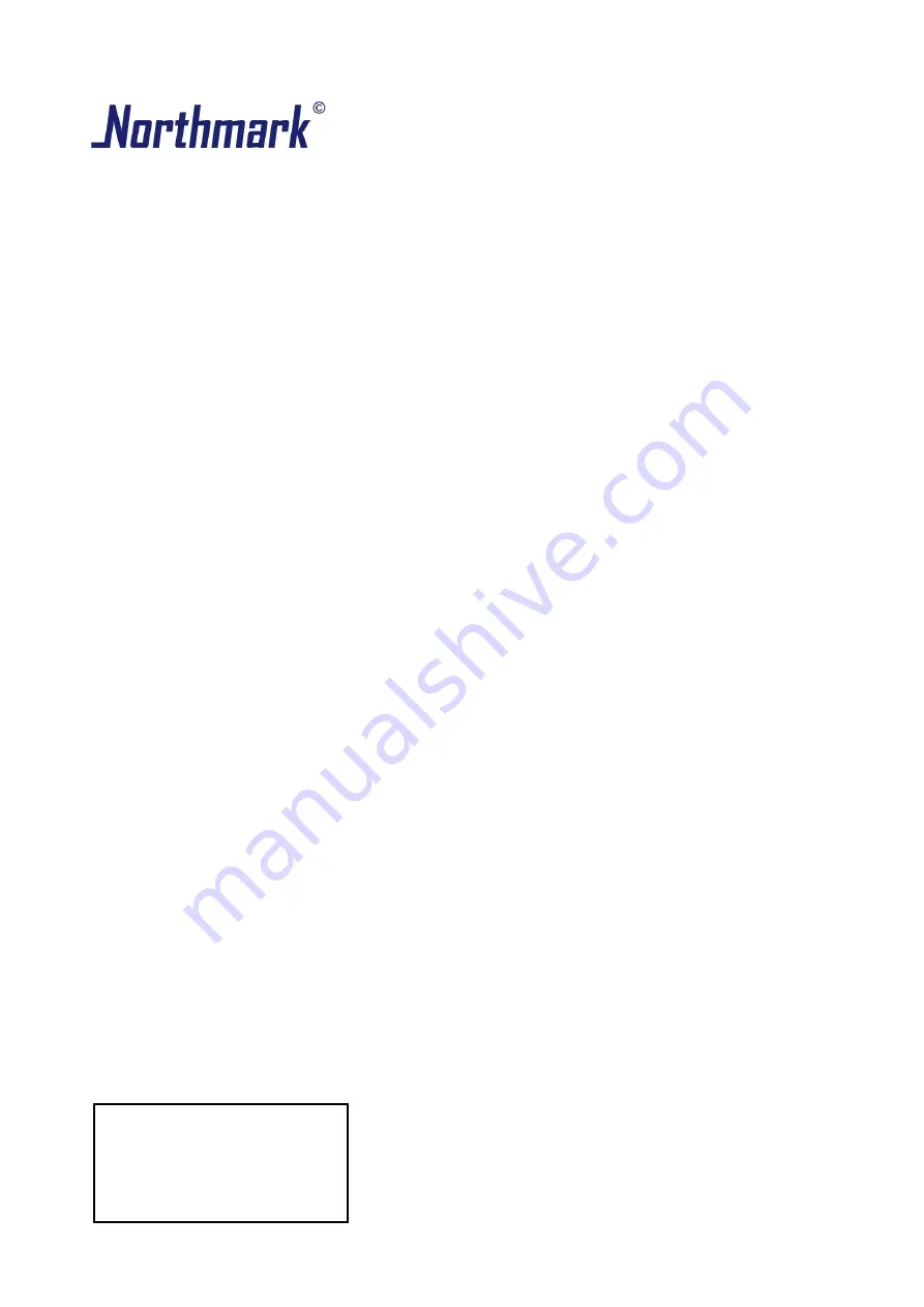 NORTHMARK YDE2800X/E User Manual Download Page 1