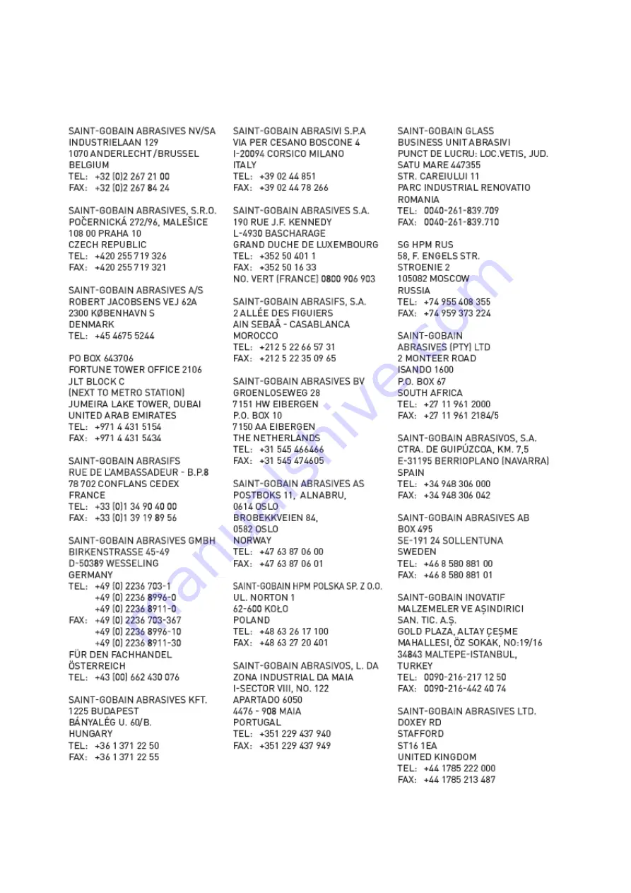 Norton Clipper CM 42 Operating Instructions Manual Download Page 22