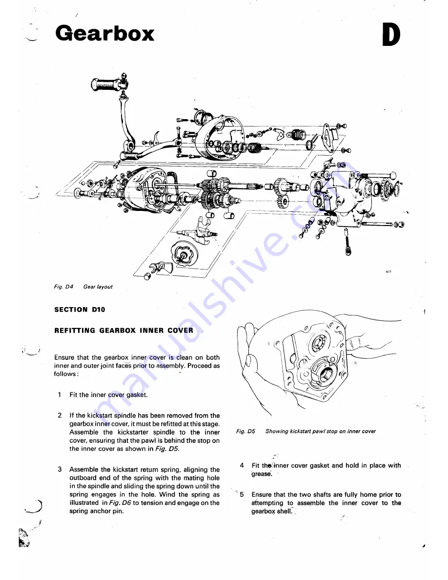 Norton 1970 Commando 750 Fastback Workshop Manual Download Page 77