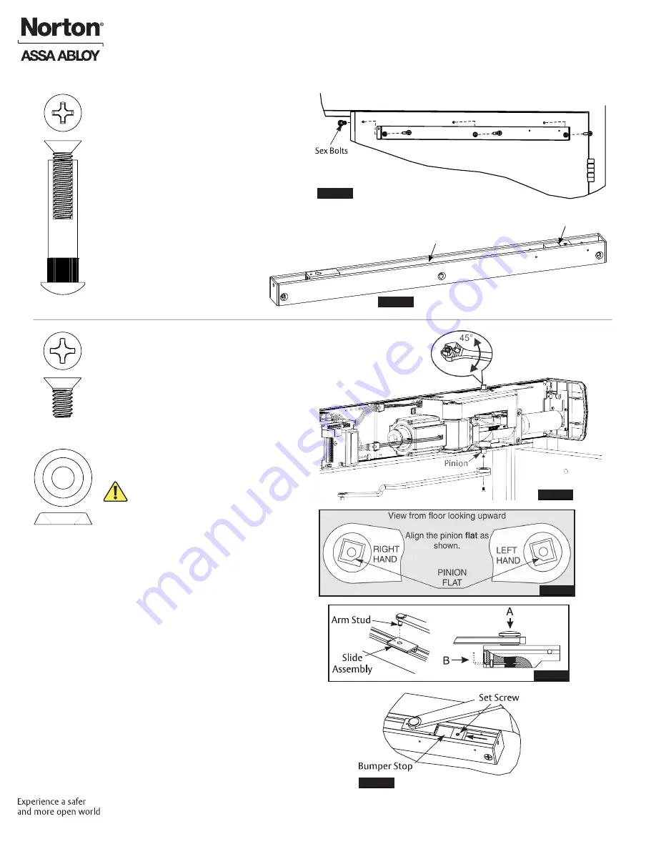 Norton Assa Abloy D6001DE-L Series Installation Instructions Manual Download Page 12