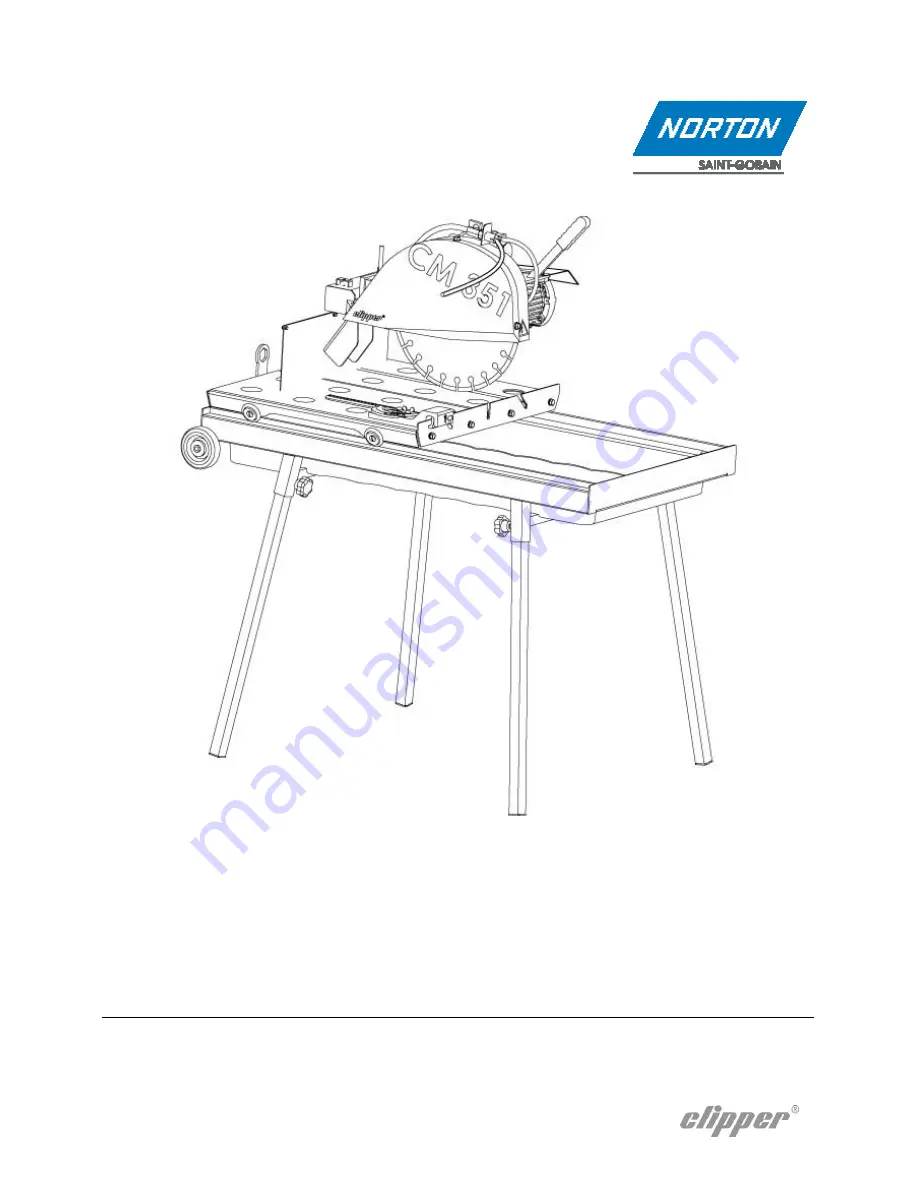 Norton CM 351 Operating Instructions Manual Download Page 1