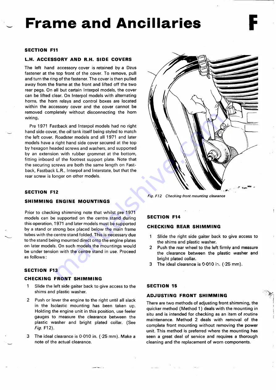 Norton Commando 750 Workshop Manual Download Page 99