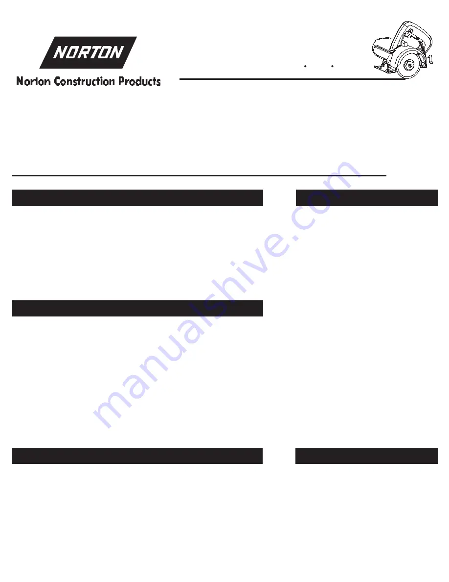 Norton TC-405 Owner'S Manual Download Page 1