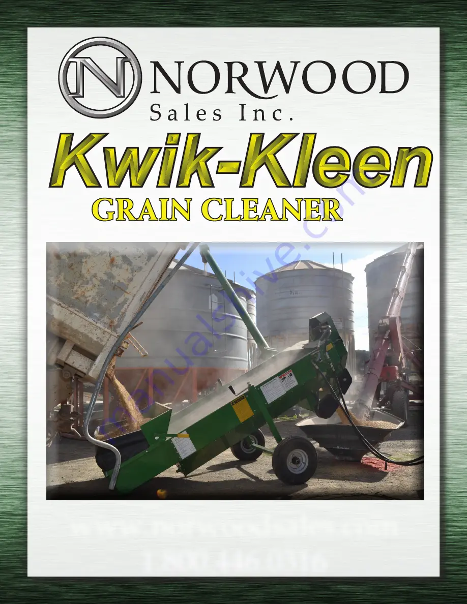 Norwood The Grain Handler 10 Operator'S Manual Download Page 128