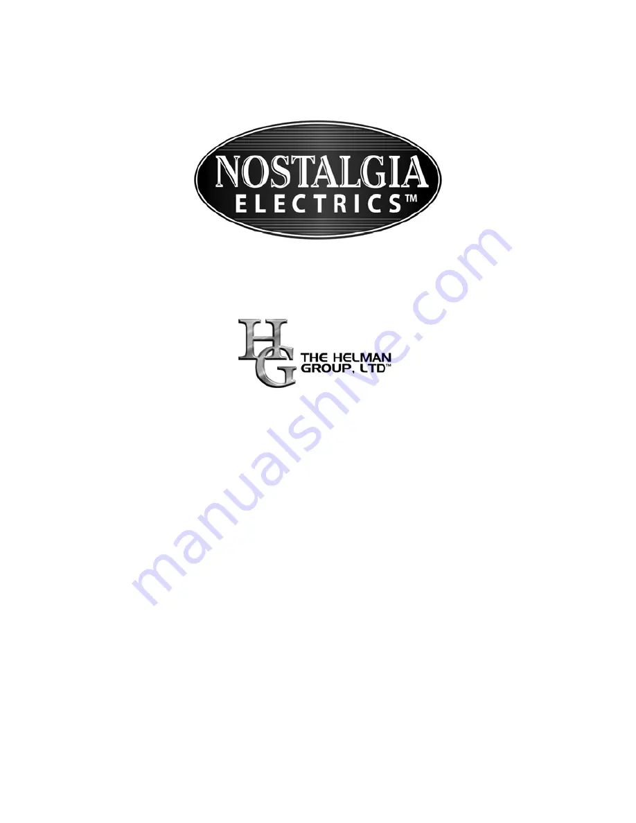 Nostalgia Electrics CHM-915 Instruction Manual Download Page 1