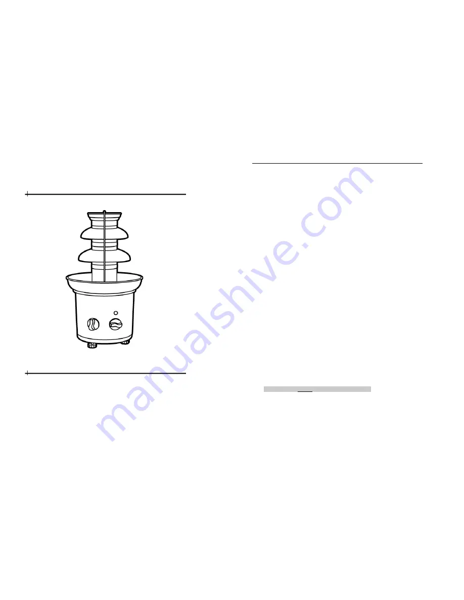 Nostalgia Electrics DFF-310 Owner'S Manual Download Page 1