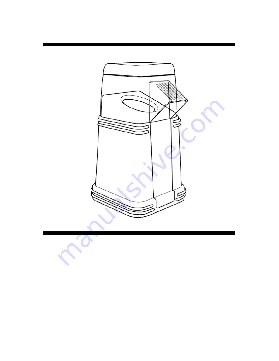 Nostalgia Electrics MINI MOVIETIME HOT AIR POPPER MHP-310 Instructions Manual Download Page 1