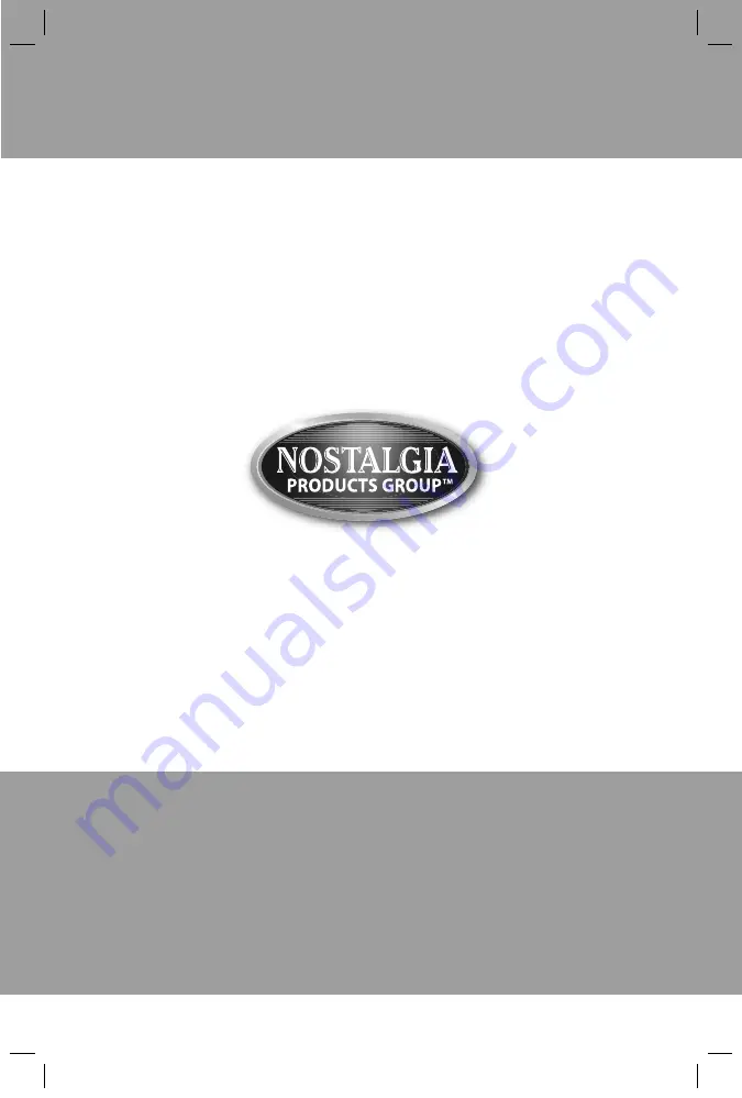 Nostalgia EMM200 Instructions And Recipes Manual Download Page 1