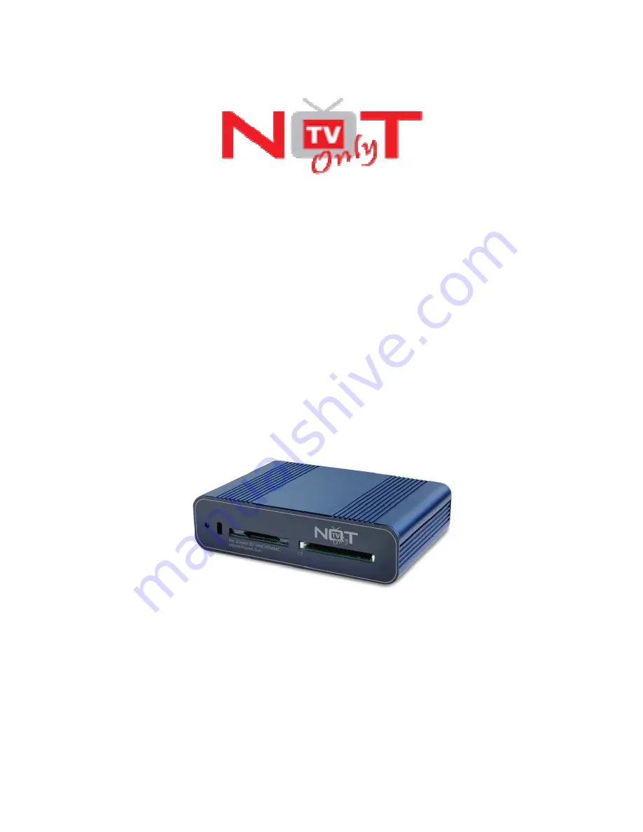 Not Only TV DigiMedia Player LV234HDMI Скачать руководство пользователя страница 1