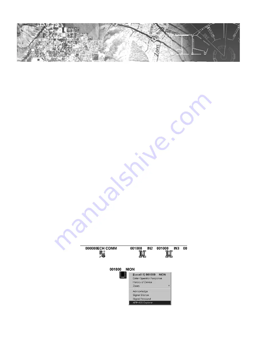 Notifier UniNet 2000 AFP-300 NION Instruction Manual Download Page 21