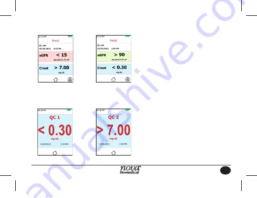 NOVA BIOMEDICAL Max Creat eGFR Скачать руководство пользователя страница 67