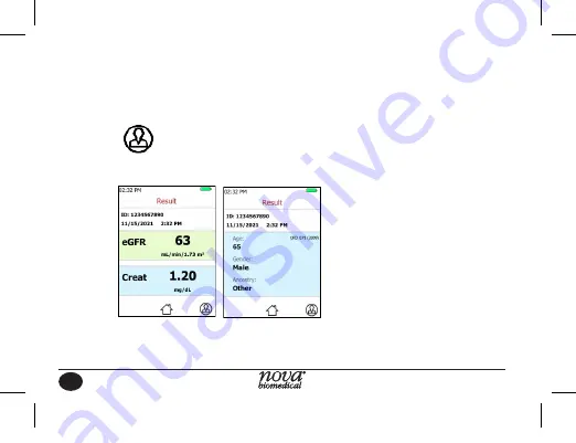 NOVA BIOMEDICAL MAX PRO CREATININE eGFR Скачать руководство пользователя страница 50