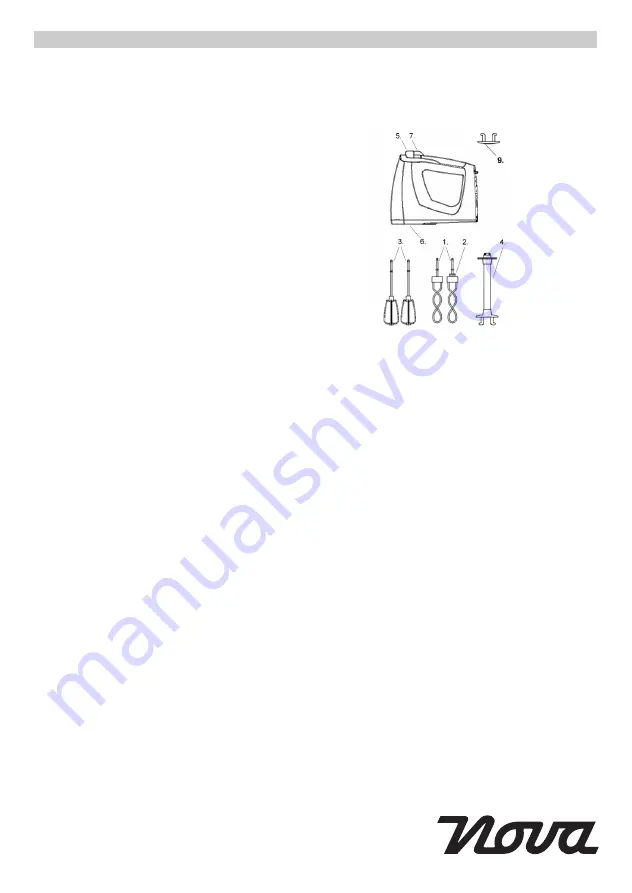 Nova NOVACHEF MI-125 Instructions For Use Manual Download Page 7