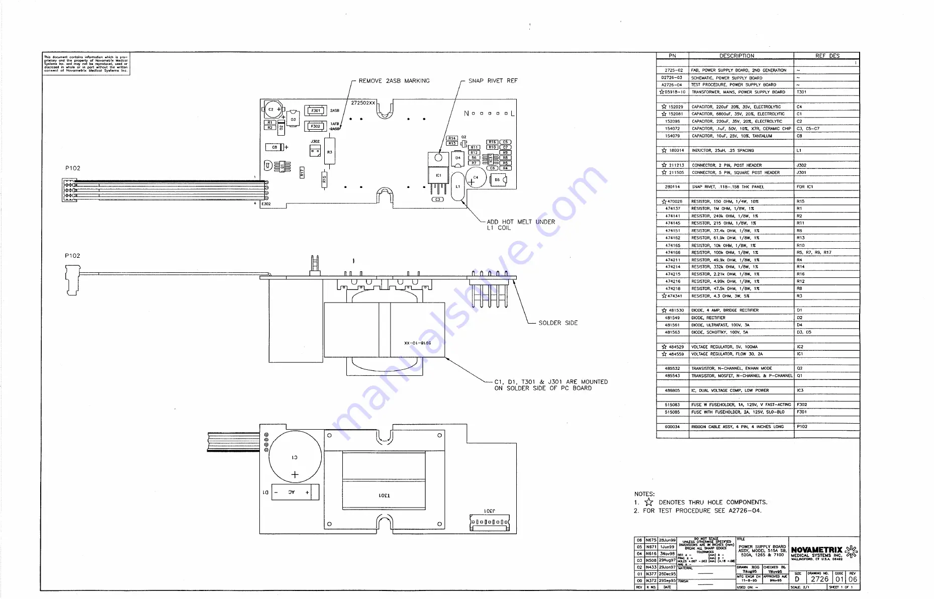 Novametrix Medical Systems OXYPLETH 520A Скачать руководство пользователя страница 108