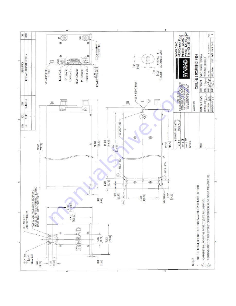 Novanta SYNRAD Pulstar p100 Скачать руководство пользователя страница 71