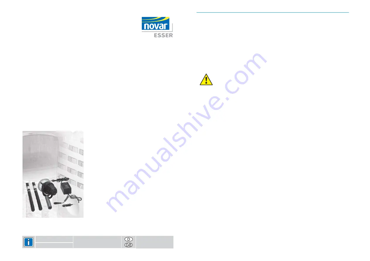 Novar ESSER 060429 Operating Manual Download Page 1