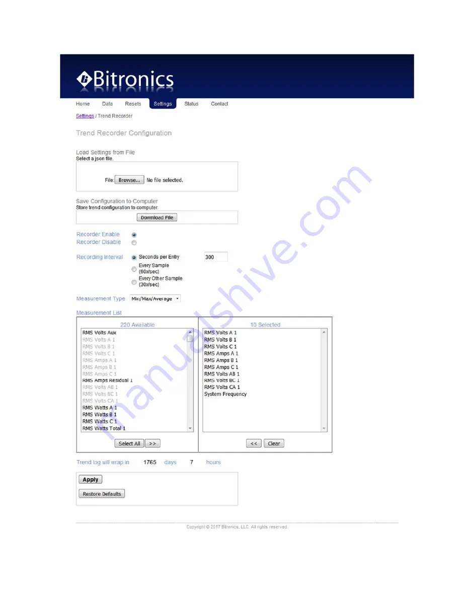 Novatech Bitronics PowerPlex II User Manual Download Page 77