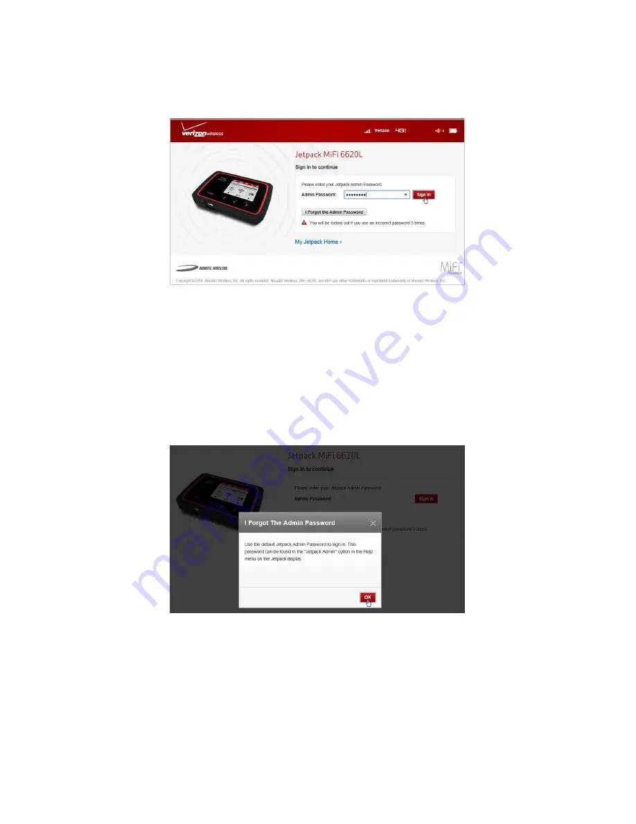 Novatel MiFi 6620L Скачать руководство пользователя страница 33