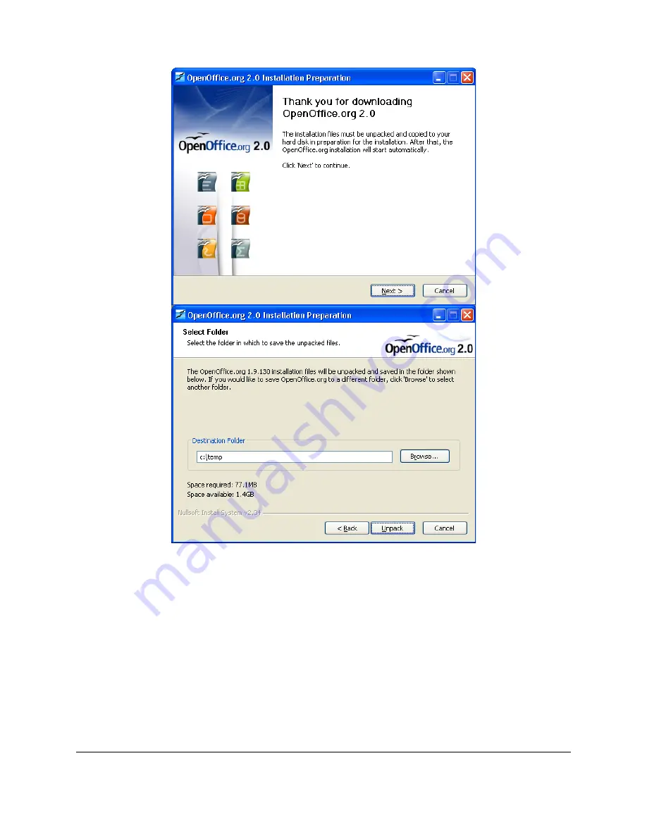 Novell OPENOFFICE 2.X Setup Manual Download Page 35