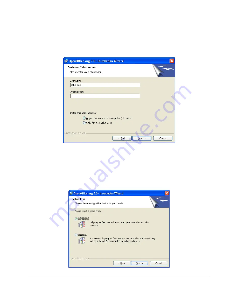 Novell OPENOFFICE 2.X Setup Manual Download Page 38