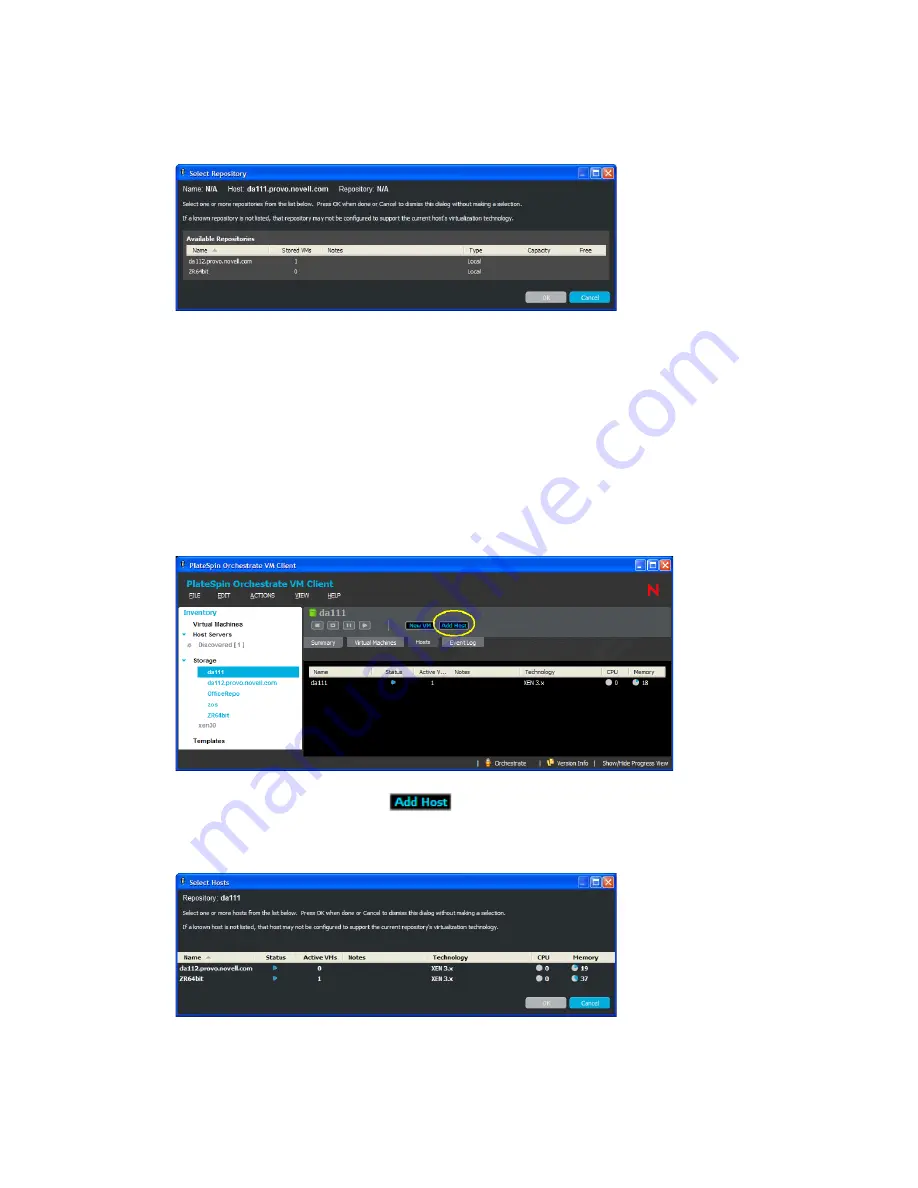 Novell PLATESPIN ORCHESTRATE 2.0.2 - ADMINISTRATOR REFERENCE 06-17-2009 Client Manual Download Page 123