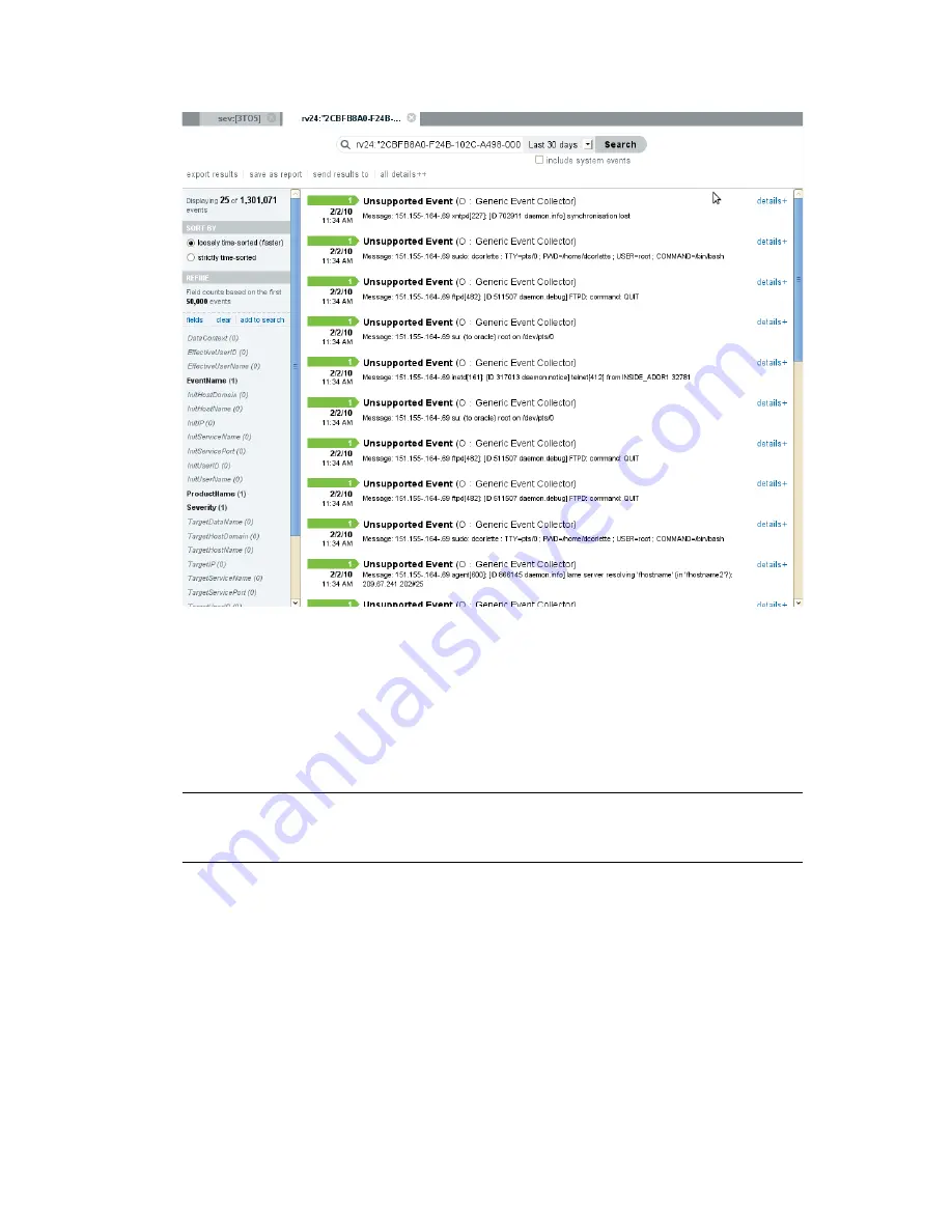 Novell SENTINEL LOG MANAGER 1.0.0.5 -  03-31-2010 Administration Manual Download Page 70