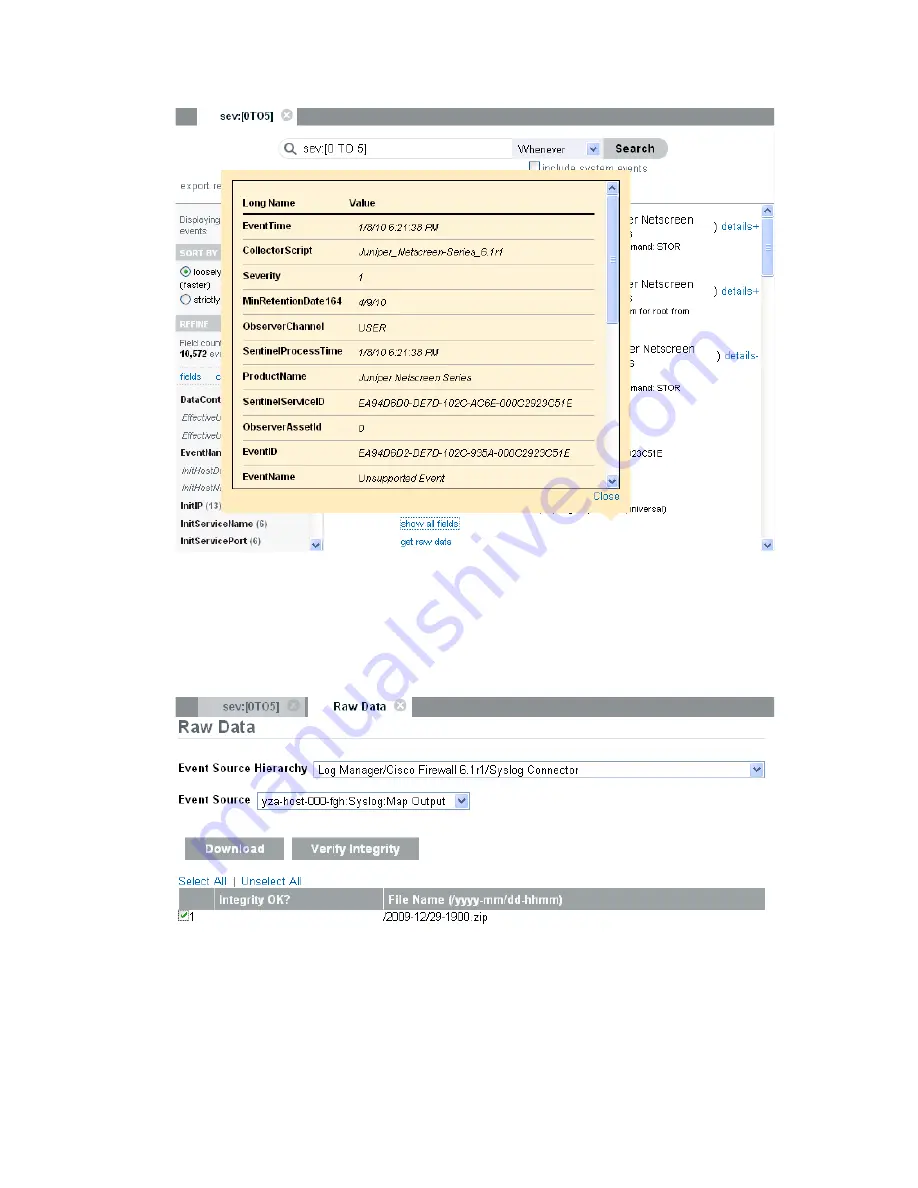 Novell SENTINEL LOG MANAGER 1.0.0.5 -  03-31-2010 Administration Manual Download Page 86