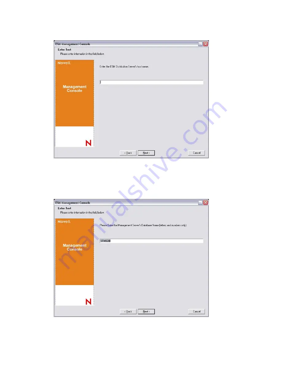 Novell ZENWORKS ENDPOINT SECURITY MANAGEMENT 3.5 Installation Manual Download Page 47