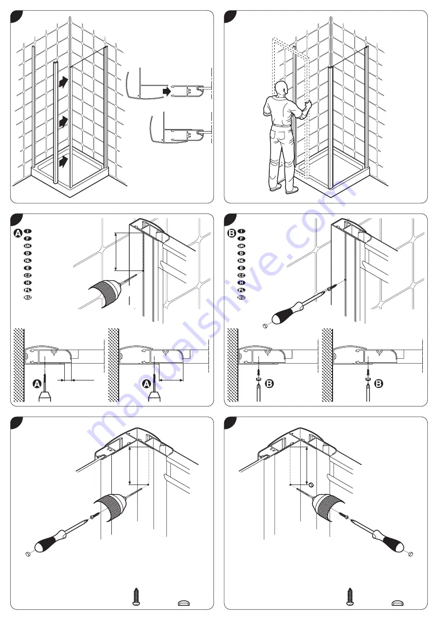 Novellini LUNES F Assembly Instructions Download Page 3