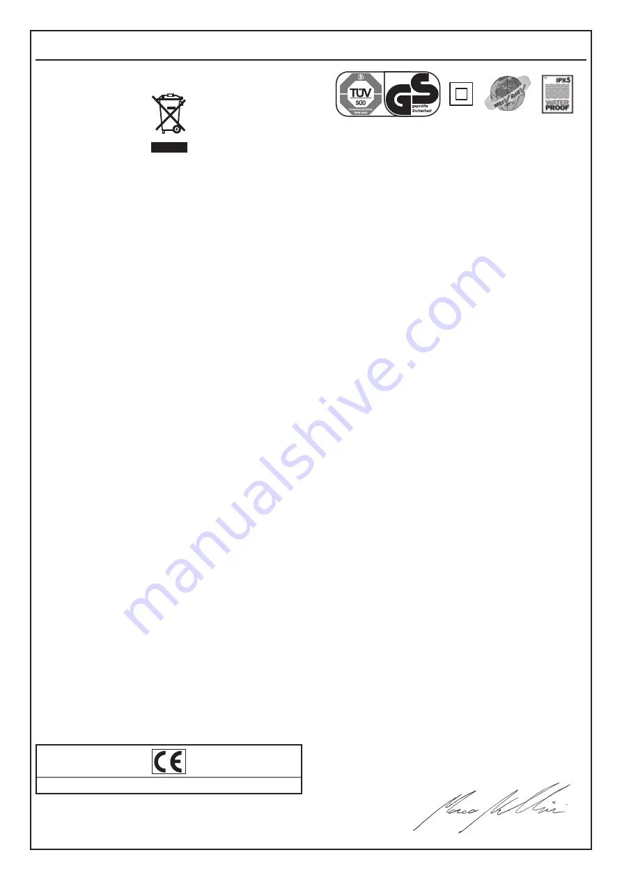 Novellini Sole A0011 Instructions For Use Manual Download Page 25