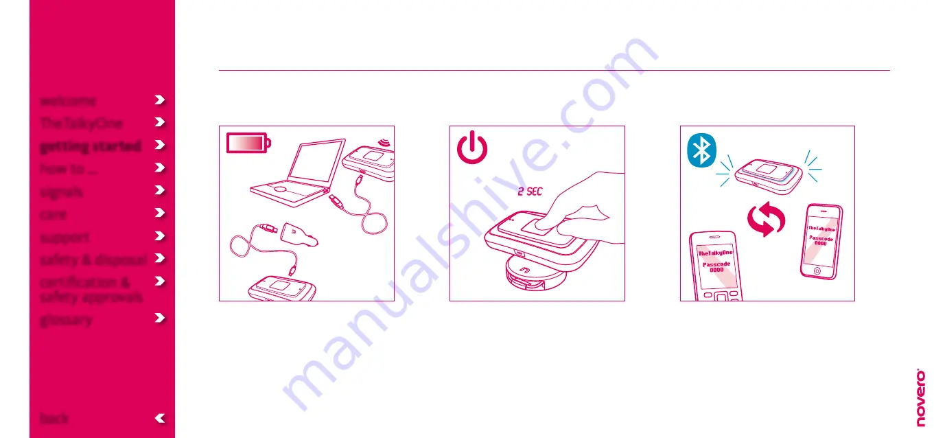 Novero TheTalkyOne User Manual Download Page 5