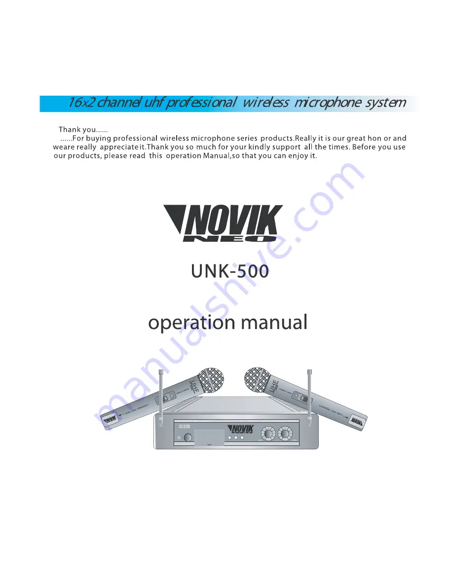 Novik Neo UNK-500 Скачать руководство пользователя страница 2