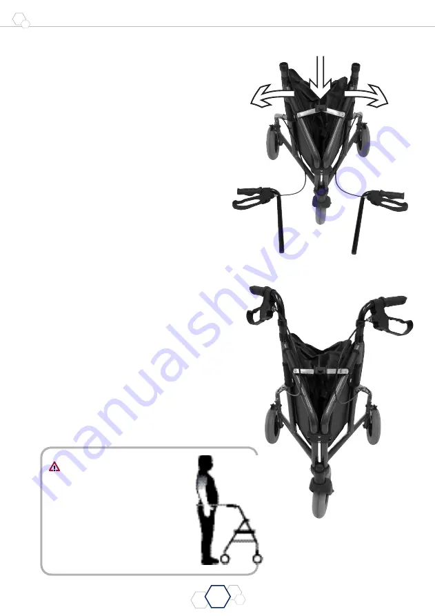 Novis BetterLiving Tri-Wheel Wheeled Walker Скачать руководство пользователя страница 4