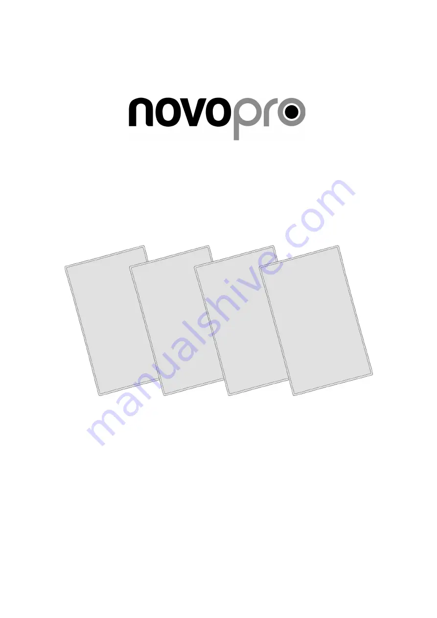 Novopro Scrim Black Скачать руководство пользователя страница 1