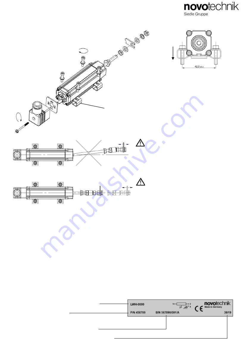 novotechnik LWH Series Скачать руководство пользователя страница 2