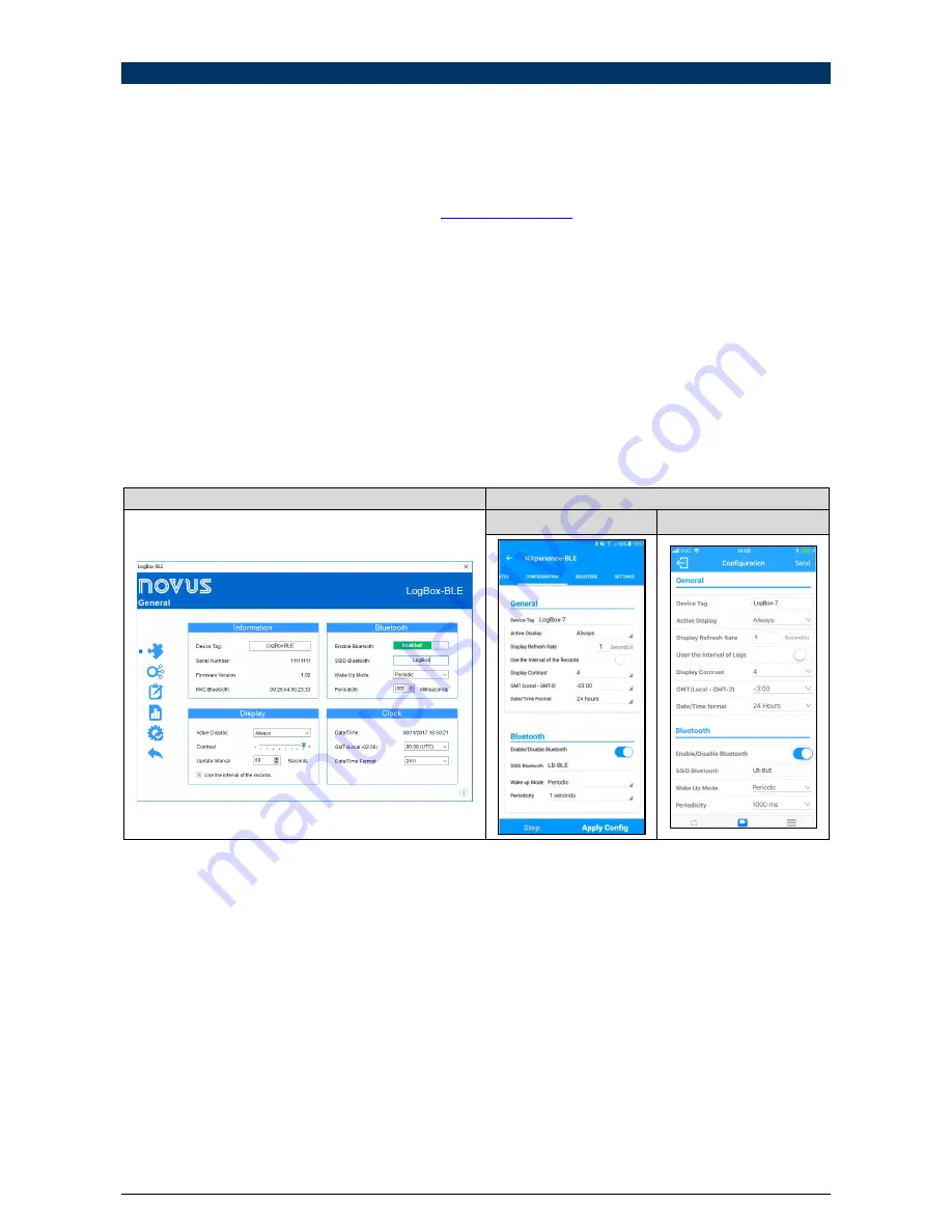 Novus LogBox-BLE Instruction Manual Download Page 19