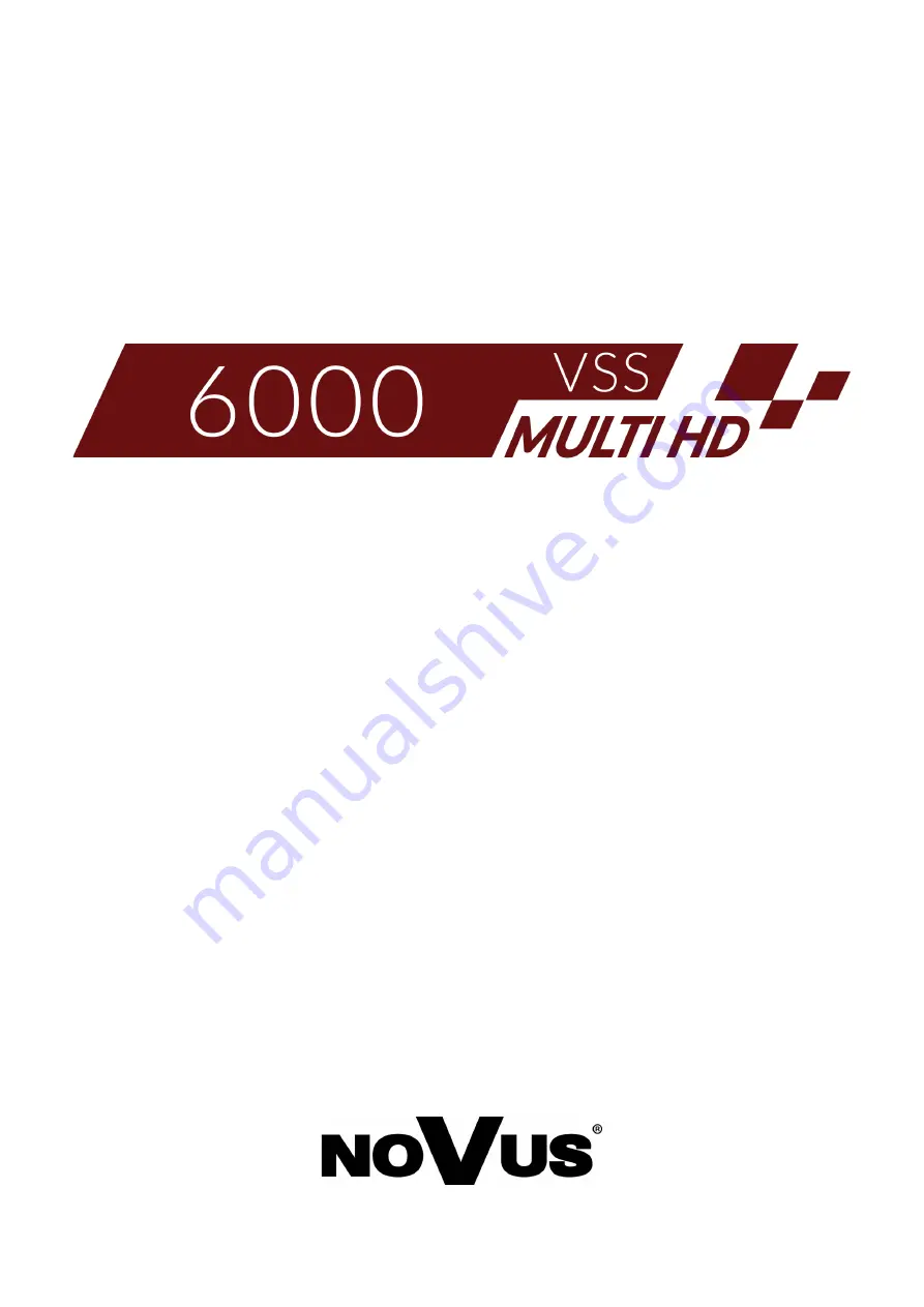 Novus MULTI HD NHDC-2H-6101 User Manual Download Page 1