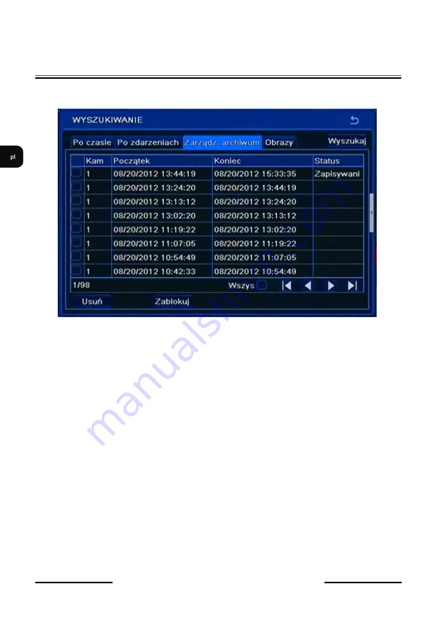 Novus NDR-BA5104 Скачать руководство пользователя страница 131