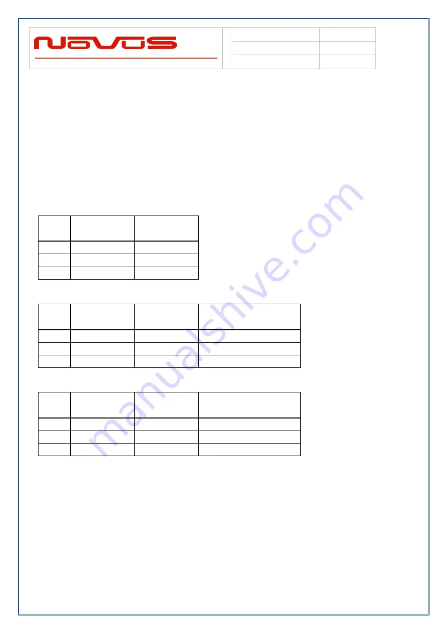 Novus NR3700-O/G Manual Download Page 42