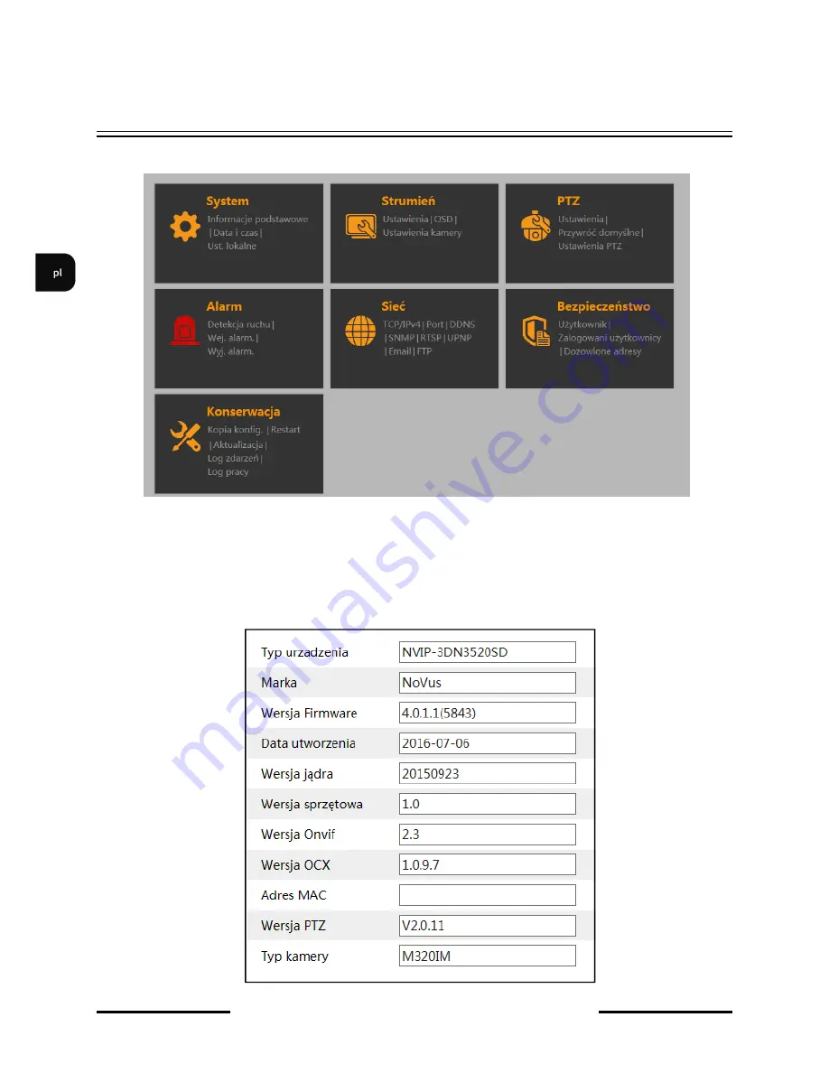 Novus NVIP-3DN3520SD/IRH-2 Скачать руководство пользователя страница 54