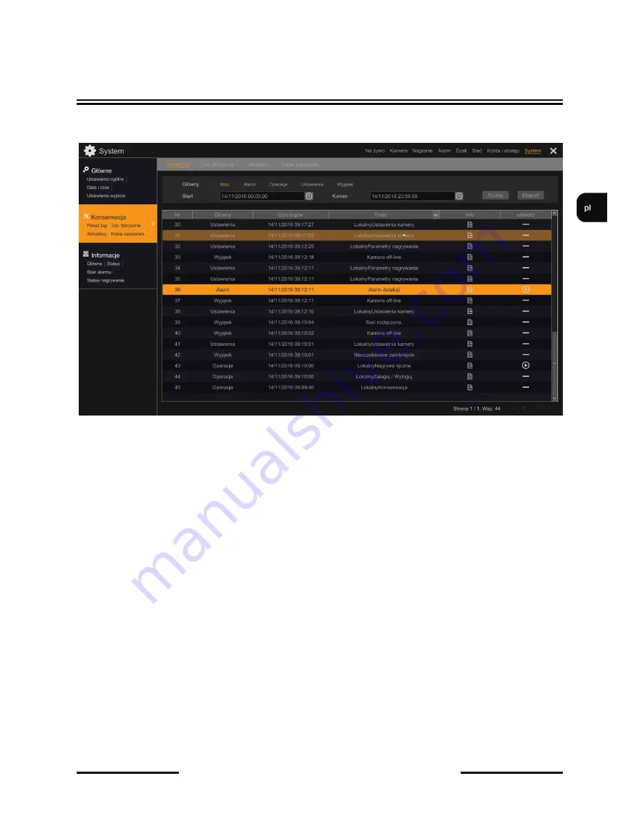 Novus NVR-6304P4-H1 User Manual Download Page 81