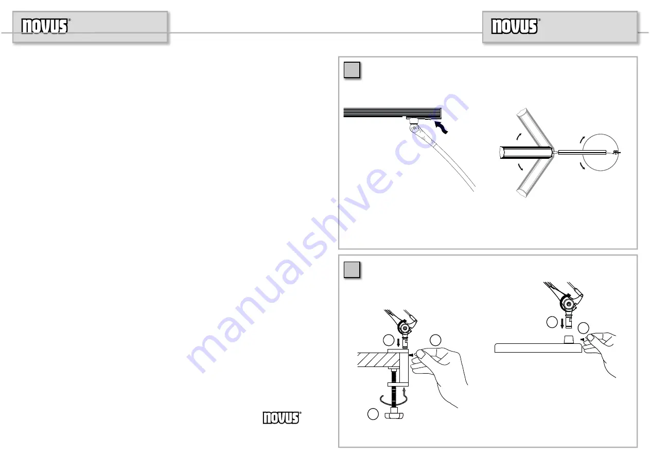 Novus OfficeLight Luma Manual Download Page 1