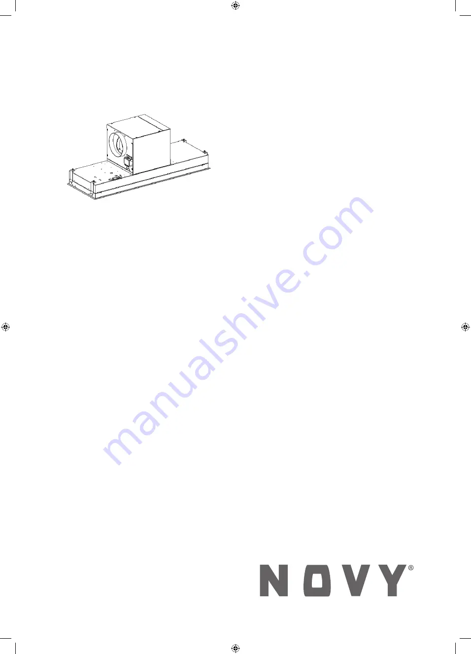 Novy 810/7 Operating And Installation Instructions Download Page 1