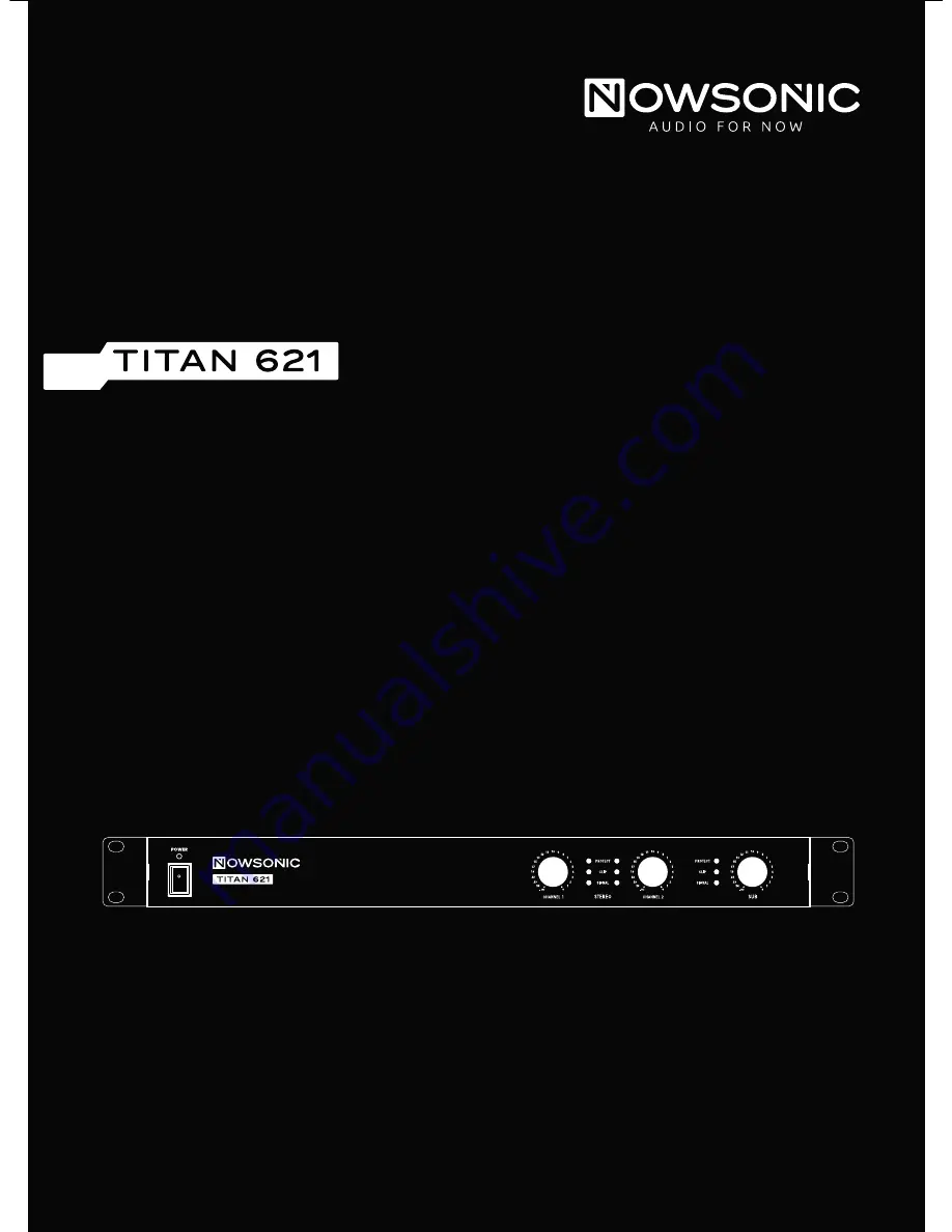 Nowsonic Titan 621 User Manual Download Page 1