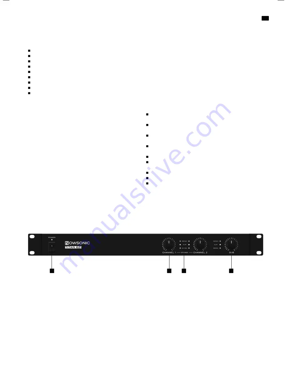 Nowsonic Titan 621 User Manual Download Page 4