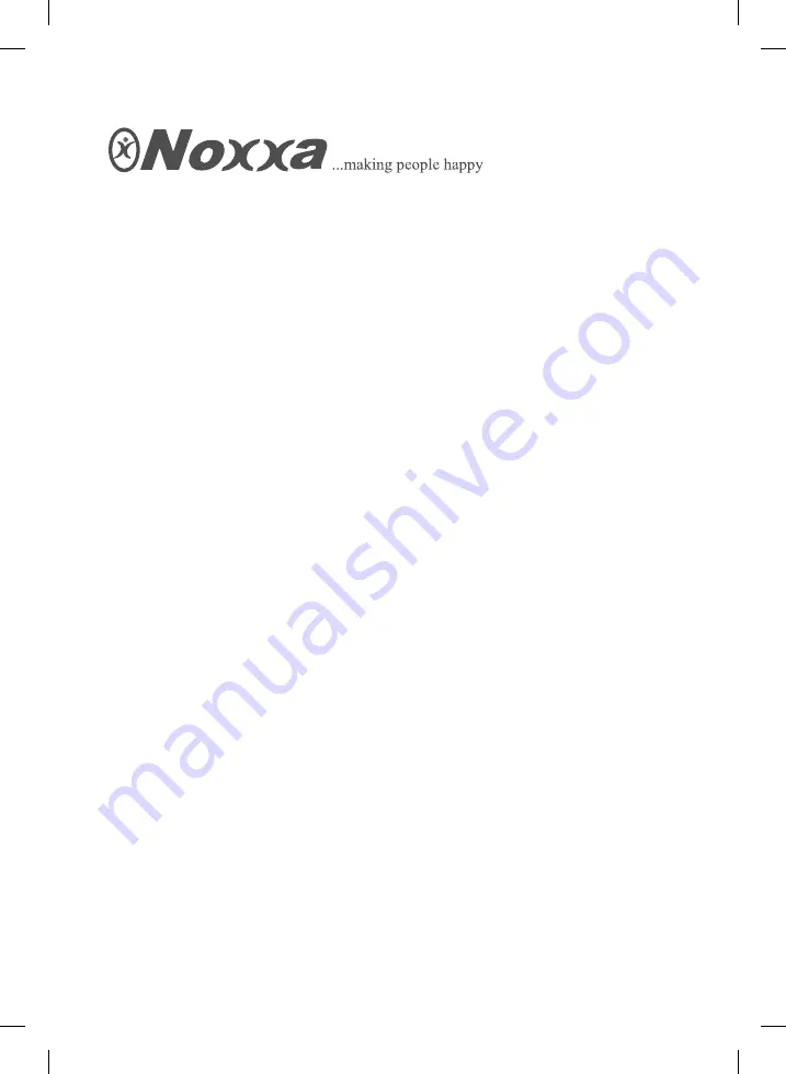 Noxxa BM325SC Instruction Manual Download Page 2