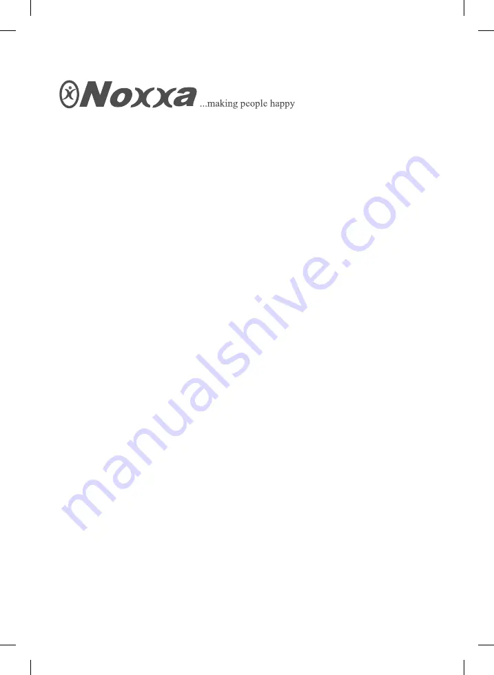 Noxxa BM325SC Instruction Manual Download Page 28