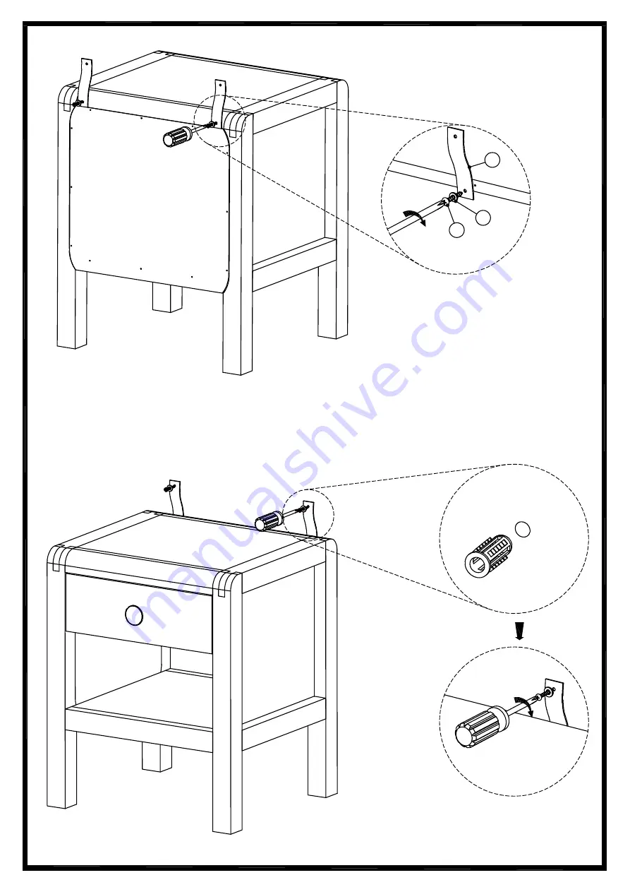 NPD Sorrento Chest 4 Drawers 8000042 Assembly Instructions Manual Download Page 6